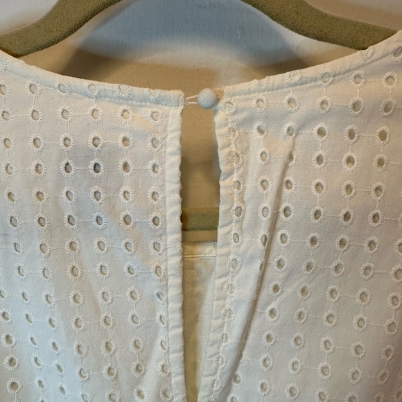 A New Day Eyelet Puff Sleeve Tiered Midi Dress - Picture 9 of 9